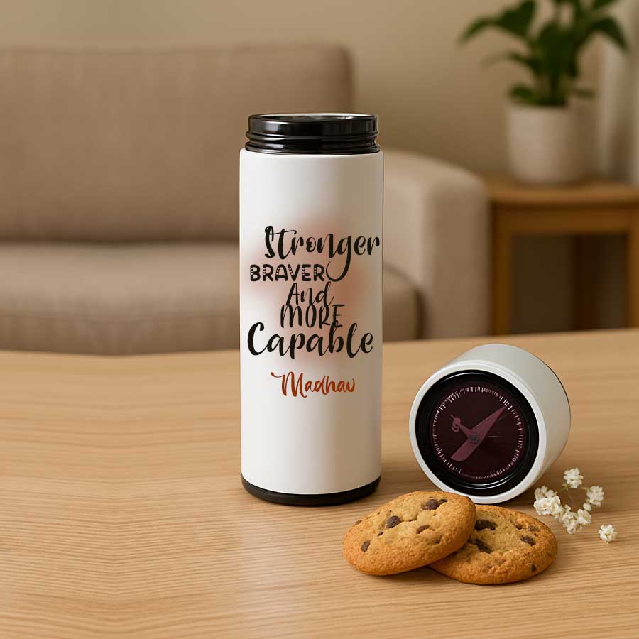 Personalised Temperature Display Tumbler Personalised Temperature Display Tumbler