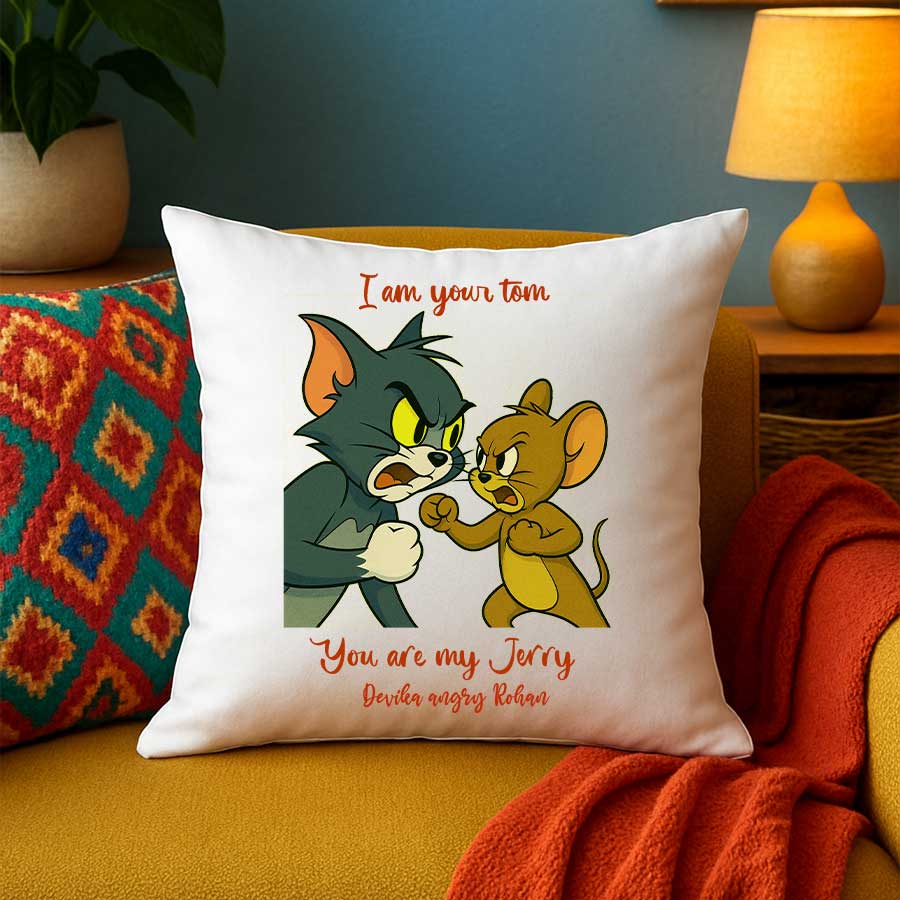 Tom and jerry fights cushion Tom and jerry fights cushion
