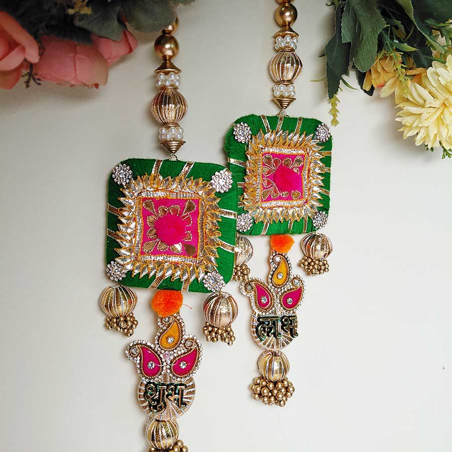 Shubh Labh Pooja Decoration Items for Home Decor Door hangings,toran for Home Decoration, shubh labh Door Hanging Shubh Labh Pooja Decoration Items for Home Decor Door hangings,toran for Home Decoration, shubh labh Door Hanging