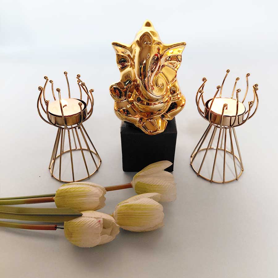 Diwali Hamper || Ganesha with Tealight CDecoration Diwali Hamper || Ganesha with Tealight CDecoration