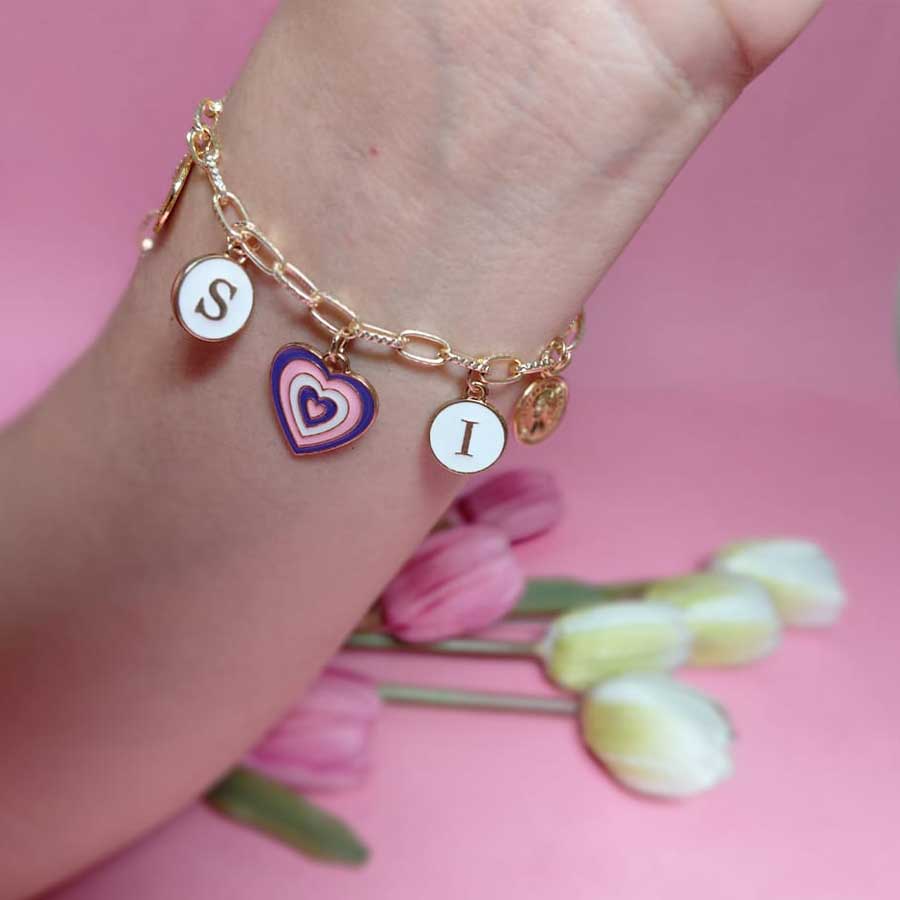 personalized handmade Bracelet  || Name initial Bracelet  || Personalized Love charm with Alphabets Bracelet  (Free Delivery) personalized handmade Bracelet  || Name initial Bracelet  || Personalized Love charm with Alphabets Bracelet  (Free Delivery)