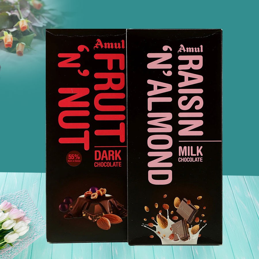 Tasty Amul Chocolate Bars with Vighnesh Murti and Decorative Diyas to  Delhi, India, Send Flowers and Gifts to Delhi Same Day