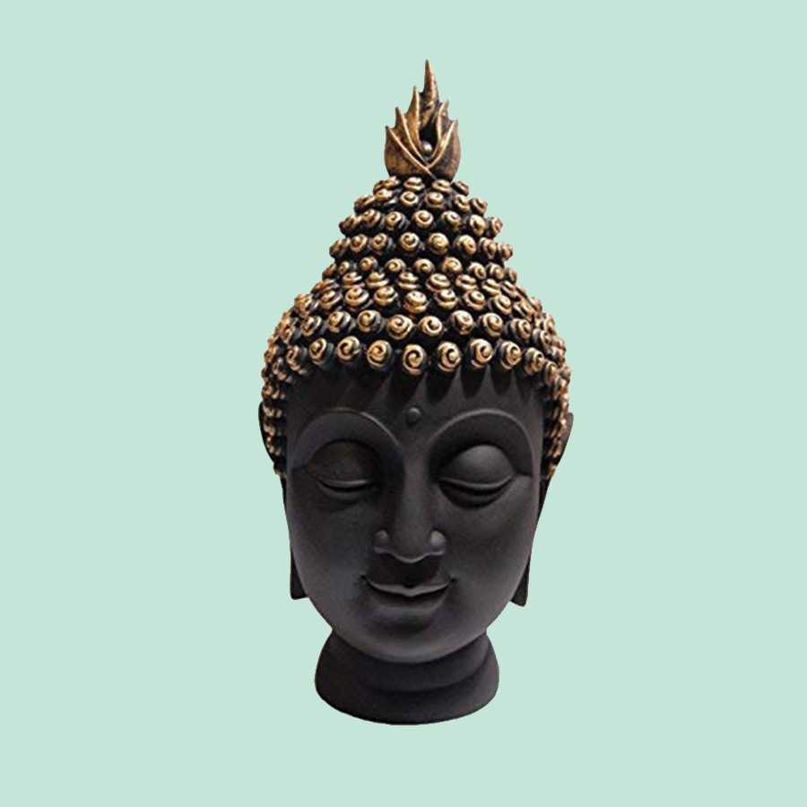 Yumiaohe Buddha Statue for Home Decor Gold 10.2IN-Zen Decor - India | Ubuy