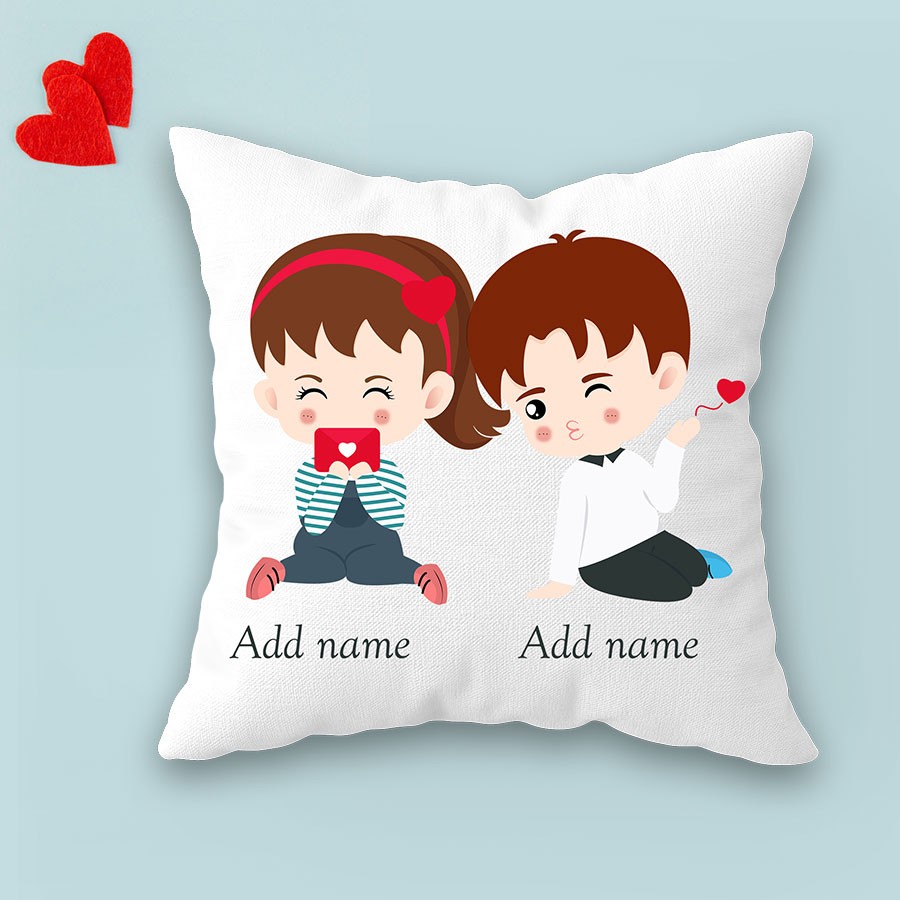 Personalized Couple Love Canvas Pillow: Gift/Send Home Gifts Online  J11124861 |IGP.com