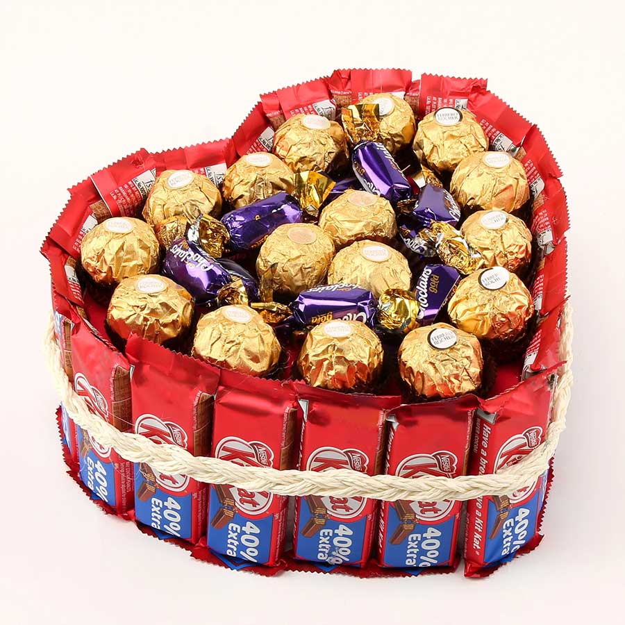 Buy Kitkat Bouquet Chocolate Hamper Ferero Rocher Chocolate Online in India  