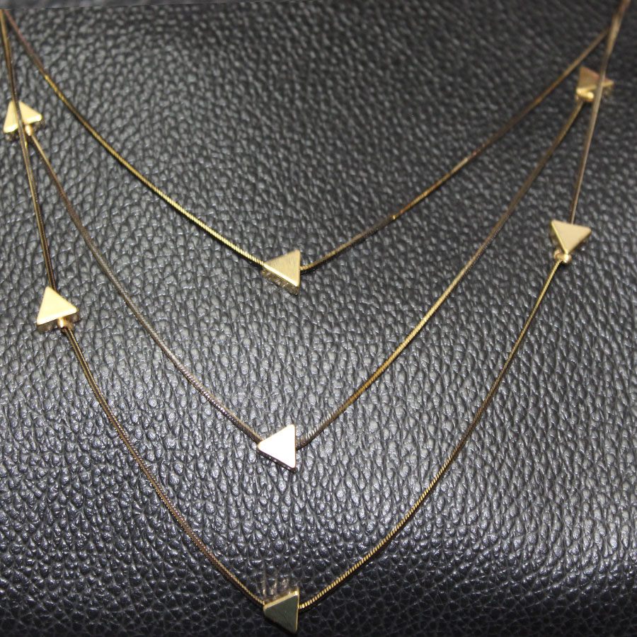 Three Stone Natural Diamond 0.70 CT Necklace, 3 Stone 14k Classic Trio  Diamond Gold Necklace | Benati