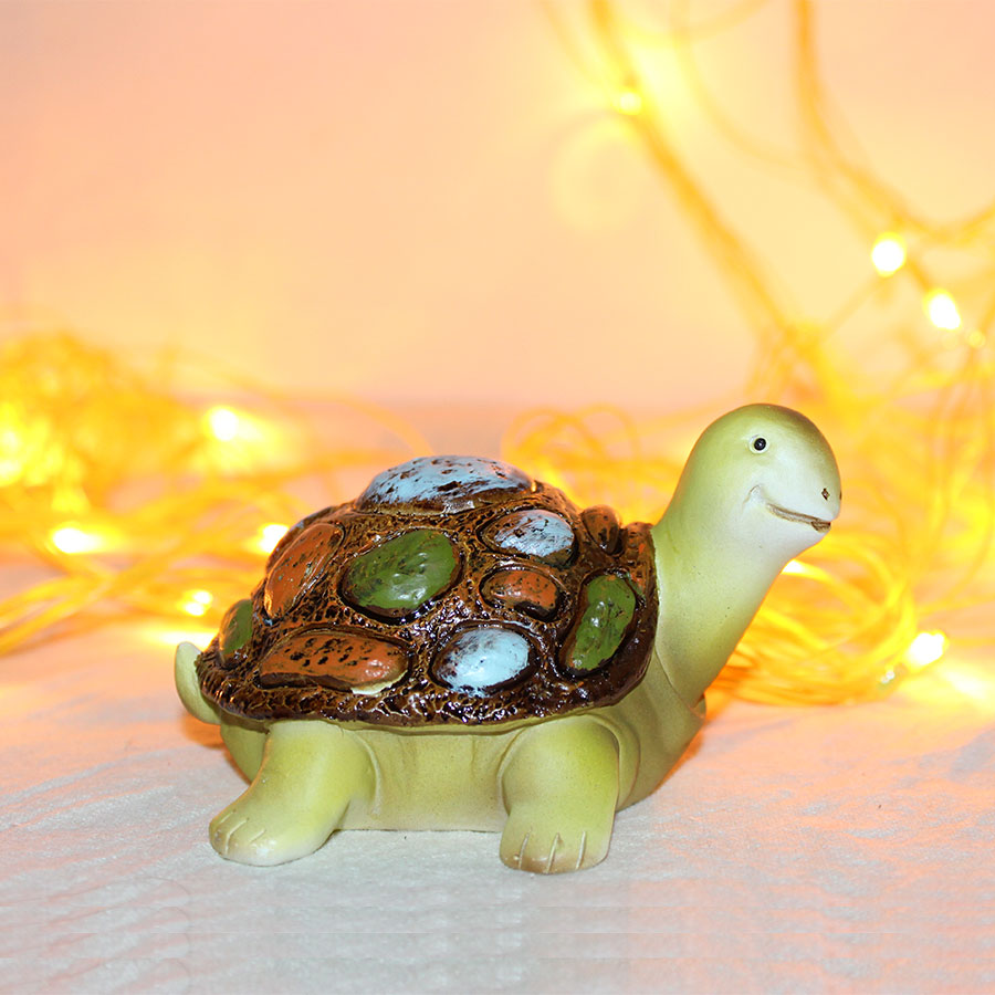 Brass Feng Shui Turtle with Plate» Good Luck Gifts » Puja N Pujari